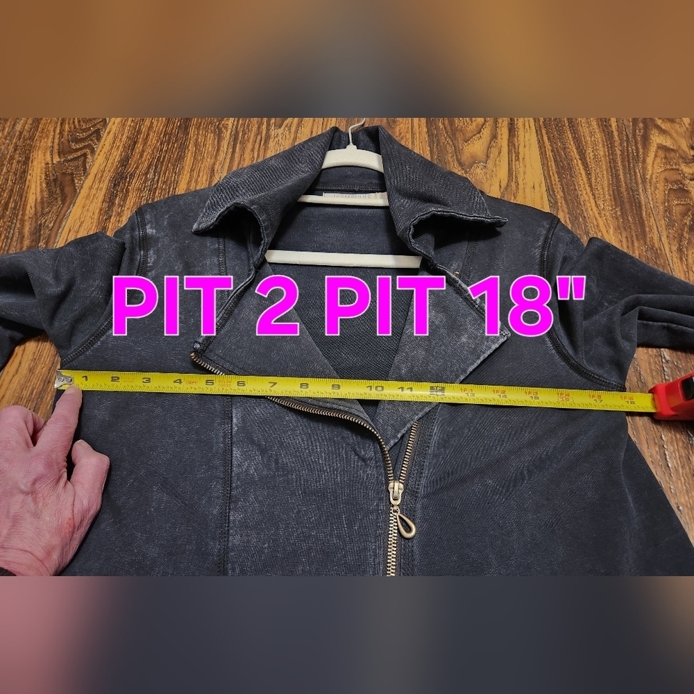 Testimony Los Angeles Zip Front Long Sleeve Loose Fit Jacket XS NWOT - Picture 8 of 8